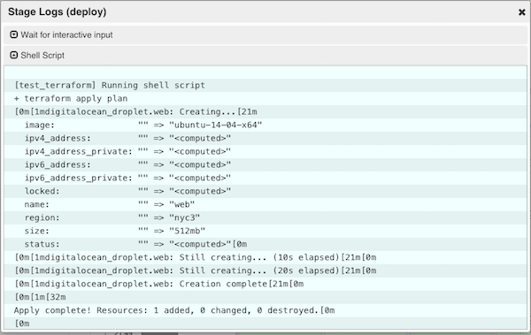 Jenkins pipeline terraform plan